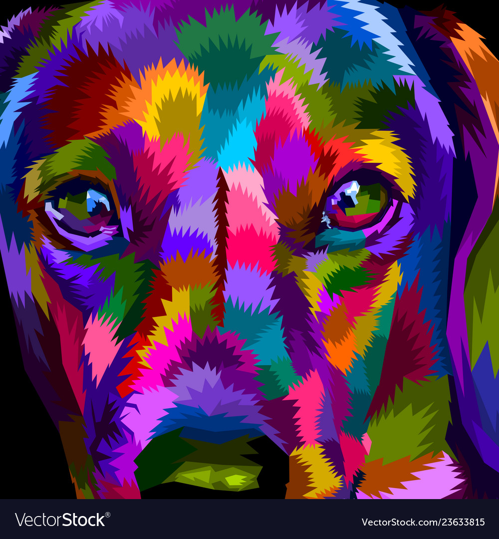 Close up of face dachshund Royalty Free Vector Image