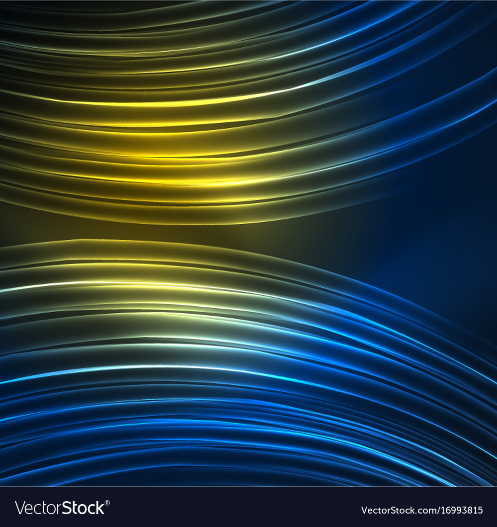 Glowing futuristic lines Royalty Free Vector Image