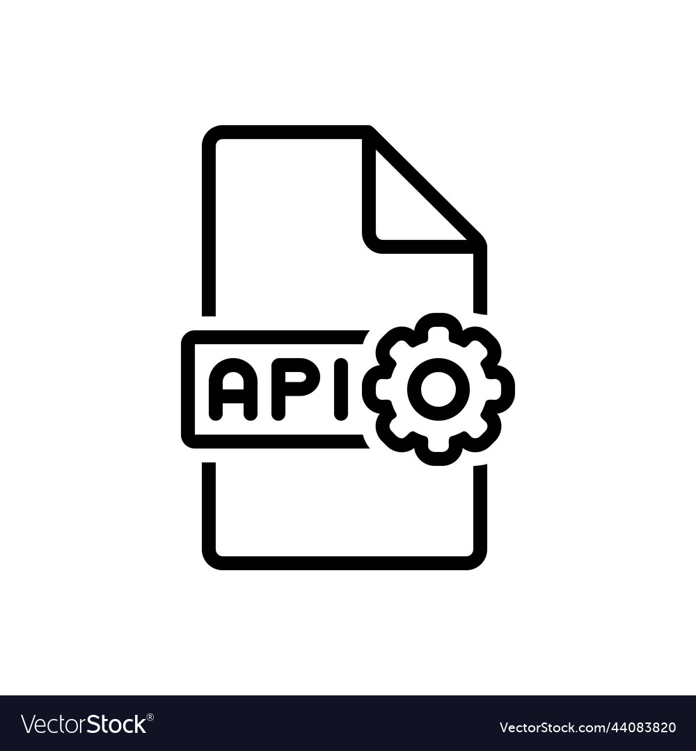 Api Royalty Free Vector Image - VectorStock
