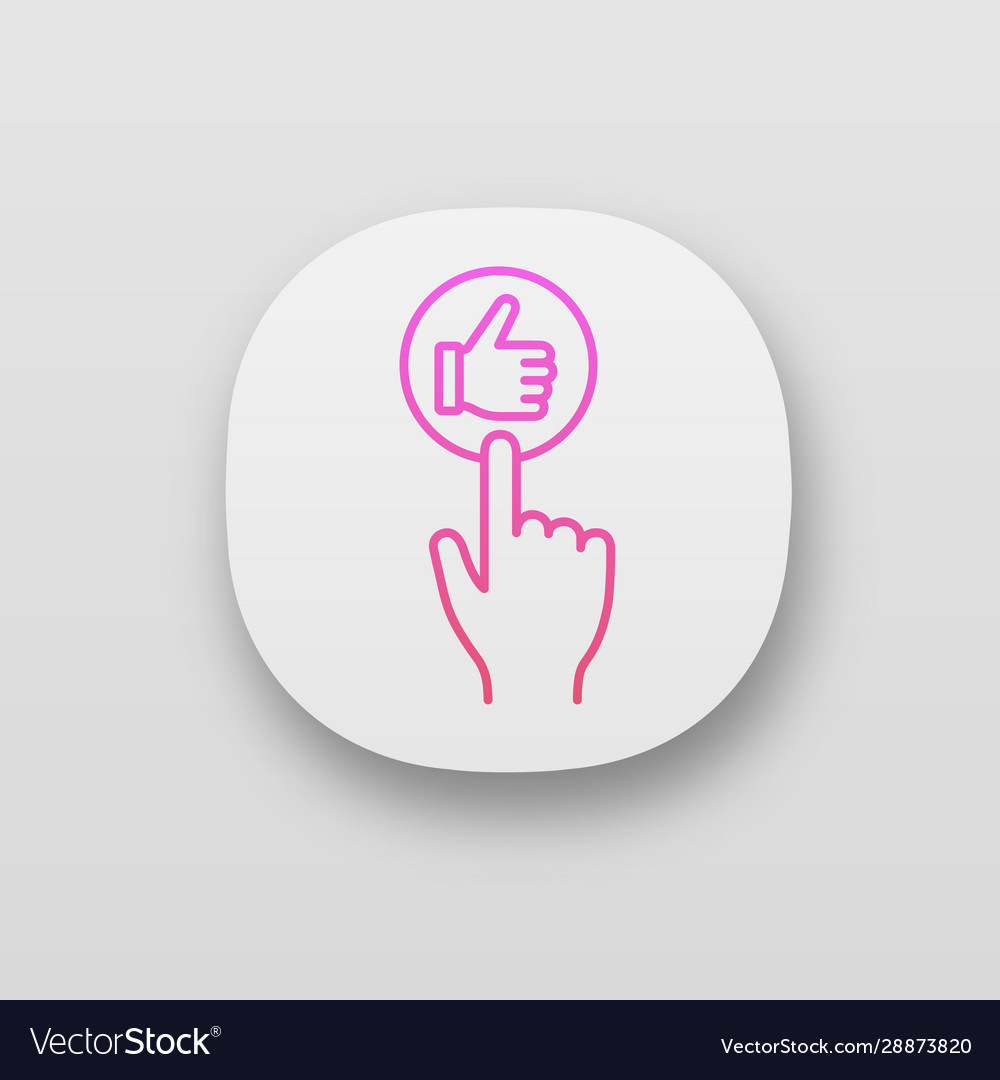 Click icon Royalty Free Vector Image - VectorStock