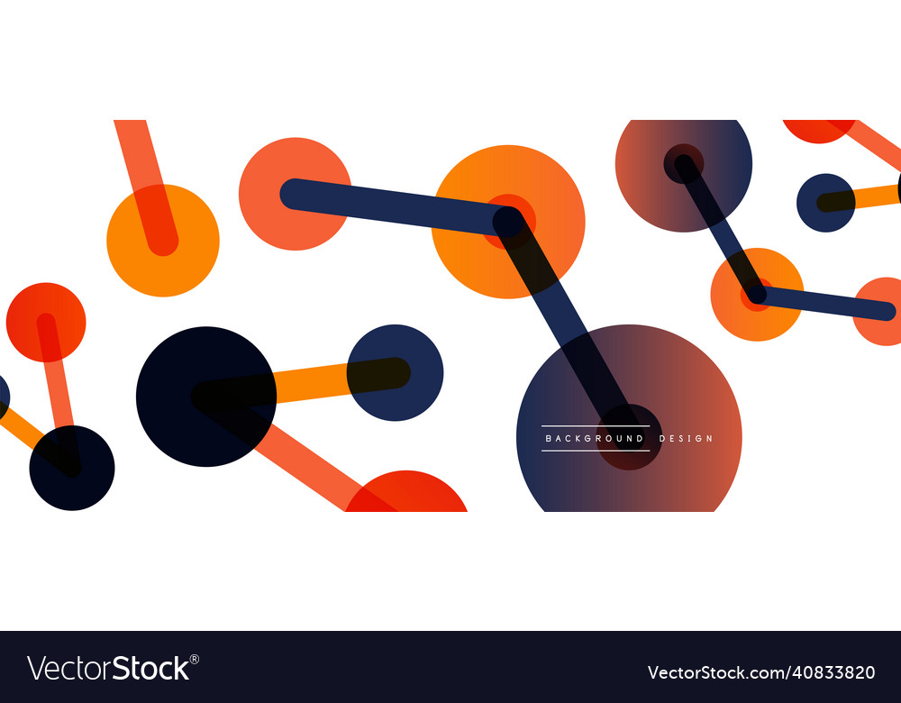 Linienpunkte Verbindungen geometrische abstrakte