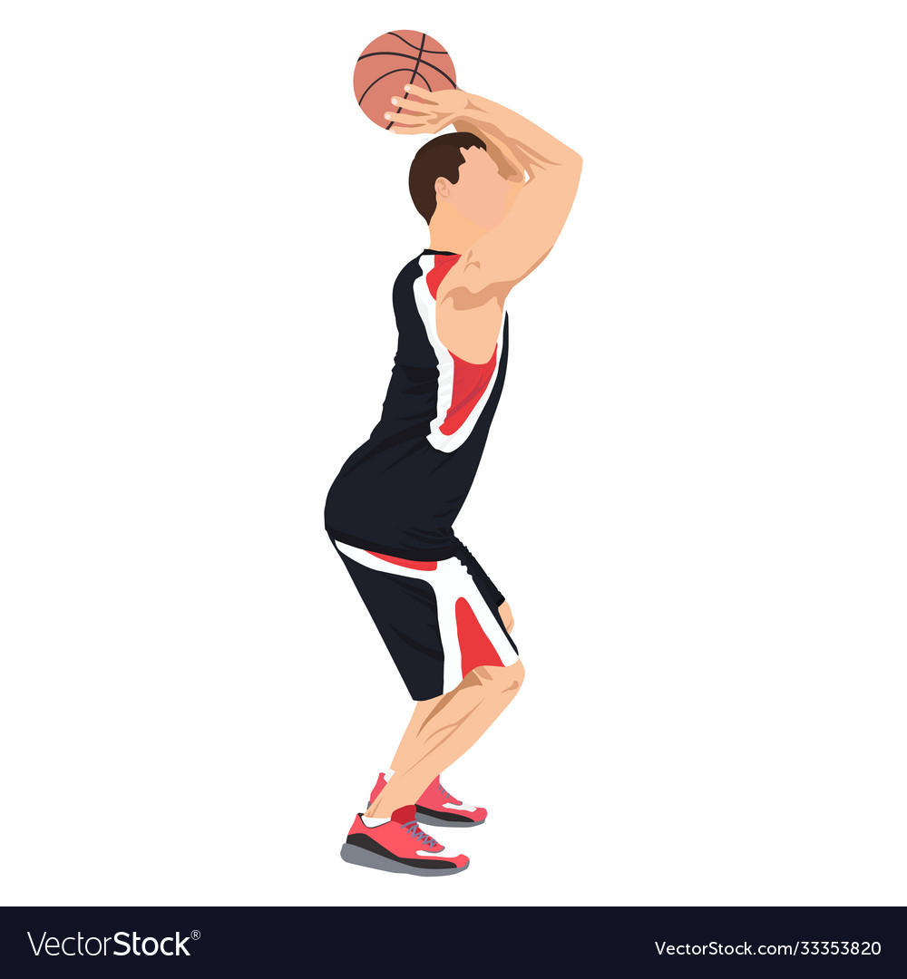 Dorsiflexion Basketball Clipart