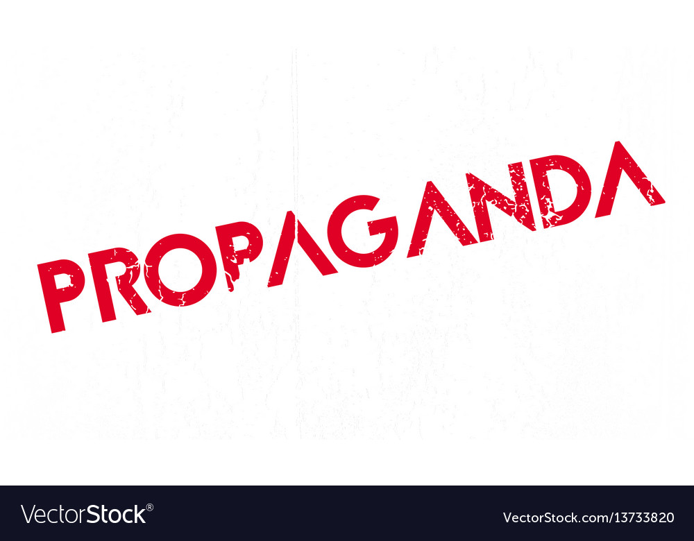 Propaganda rubber stamp