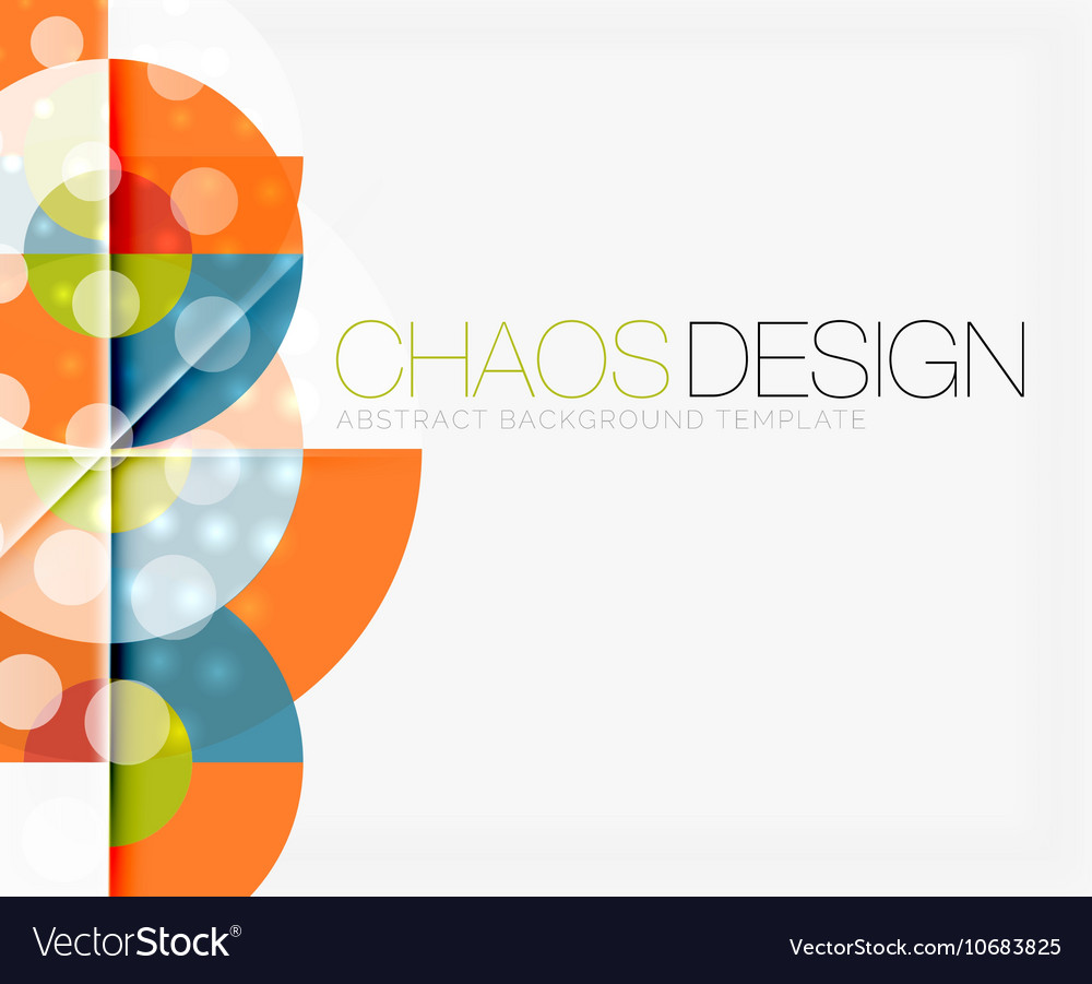 Abstract background with round shapes Royalty Free Vector