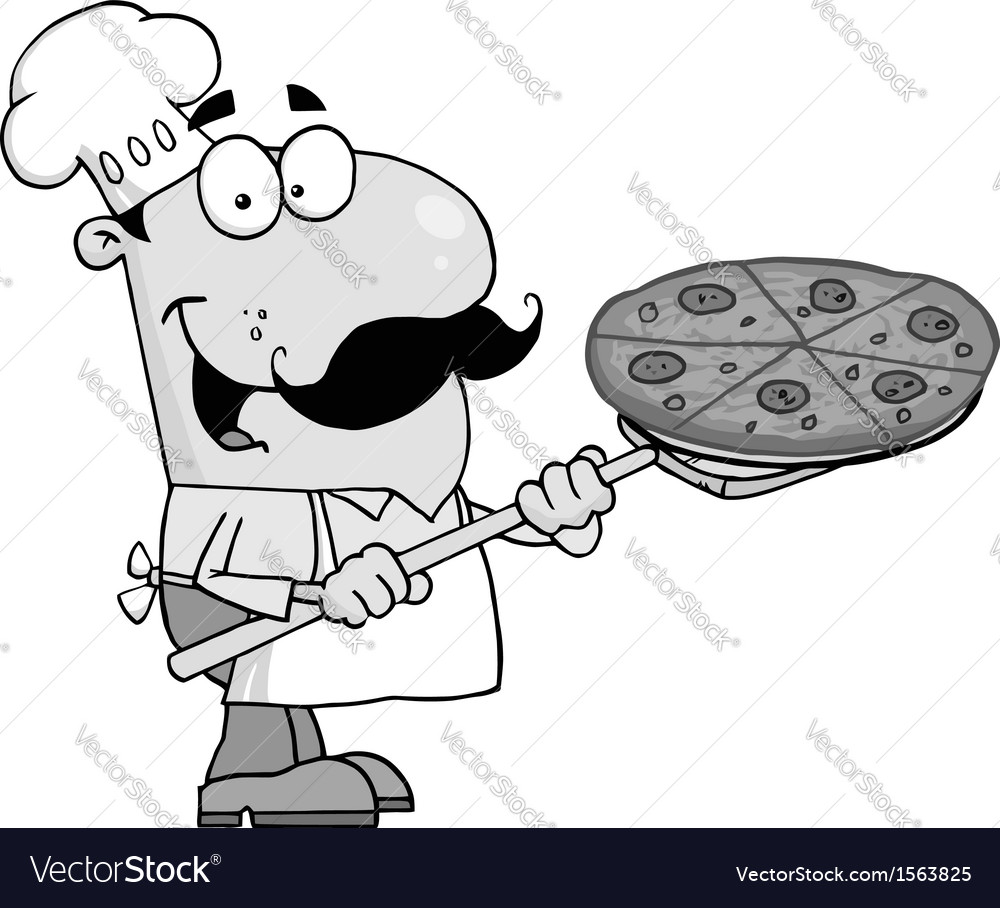 Cartoon chef Royalty Free Vector Image - VectorStock