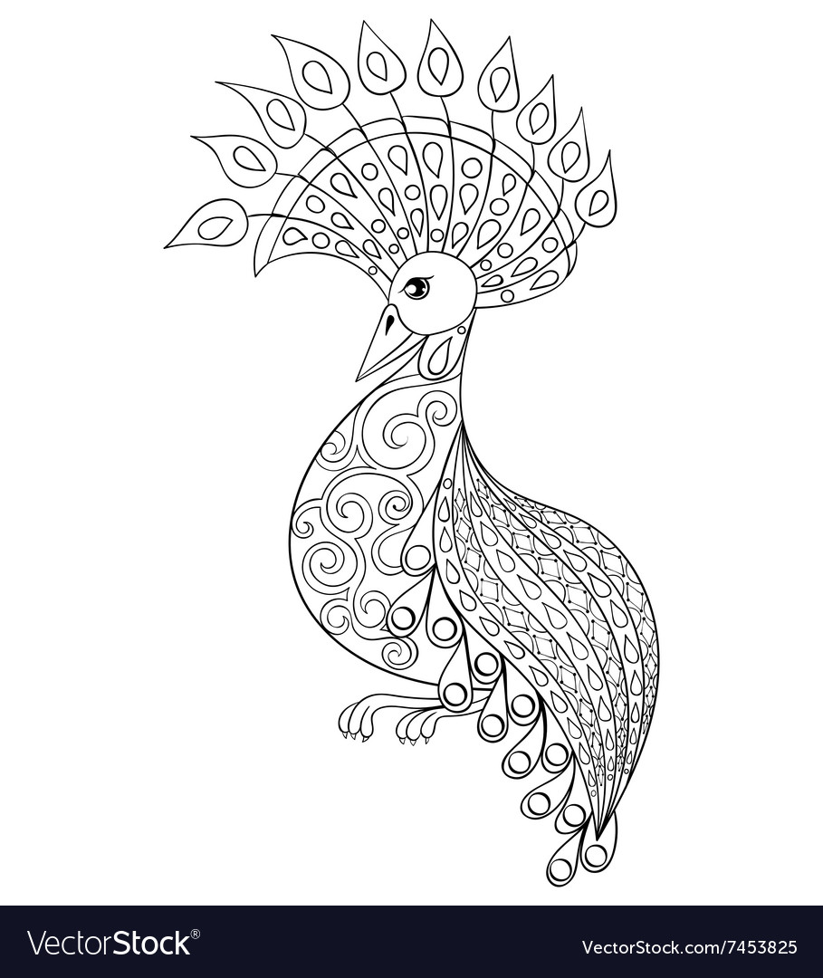 5300 Top Zentangle Bird Coloring Pages Download Free Images