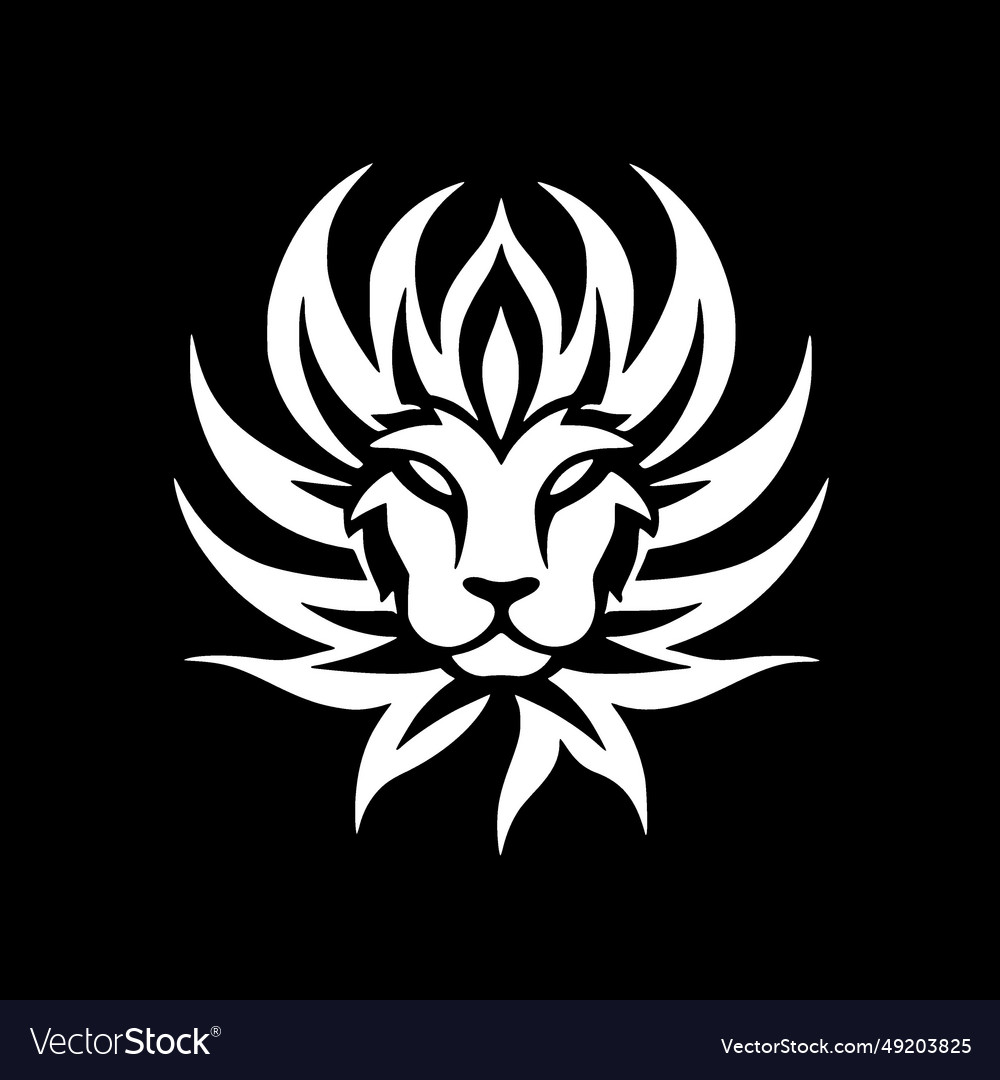 Lion - minimalist and simple silhouette