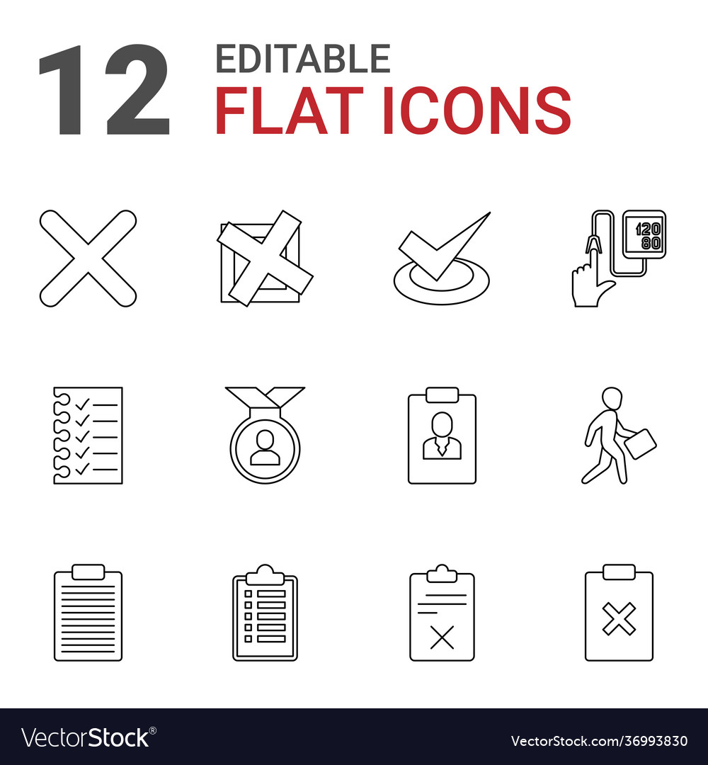 12 check icons