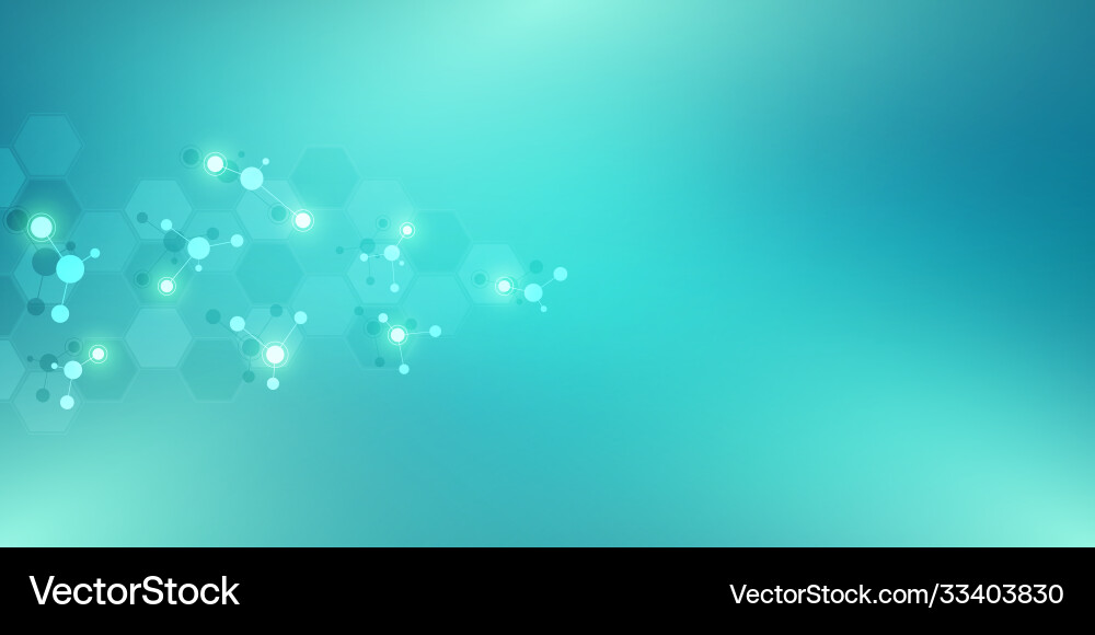 Abstract background molecules molecular Royalty Free Vector