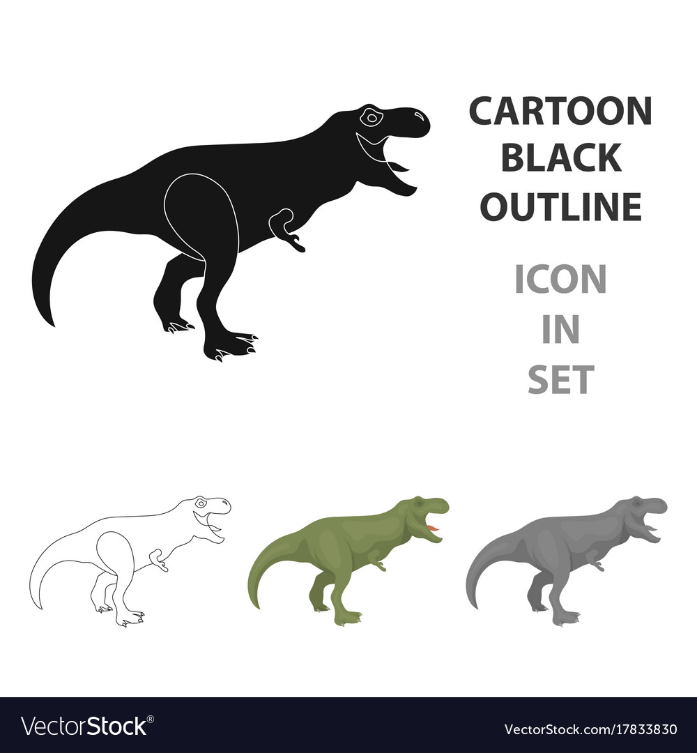 Dinosaur pterodactyloidea icon in black style Vector Image