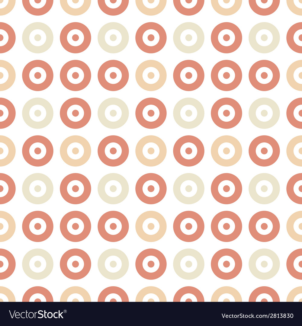 Retro with dots - brown seamless pattern made