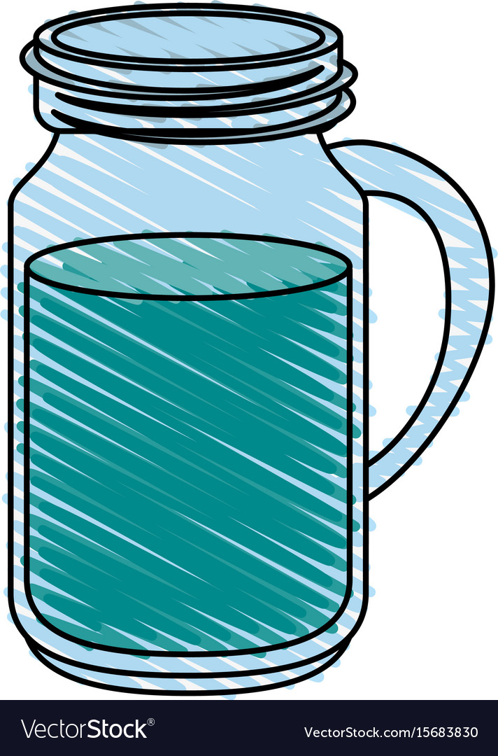 Water jar Royalty Free Vector Image VectorStock