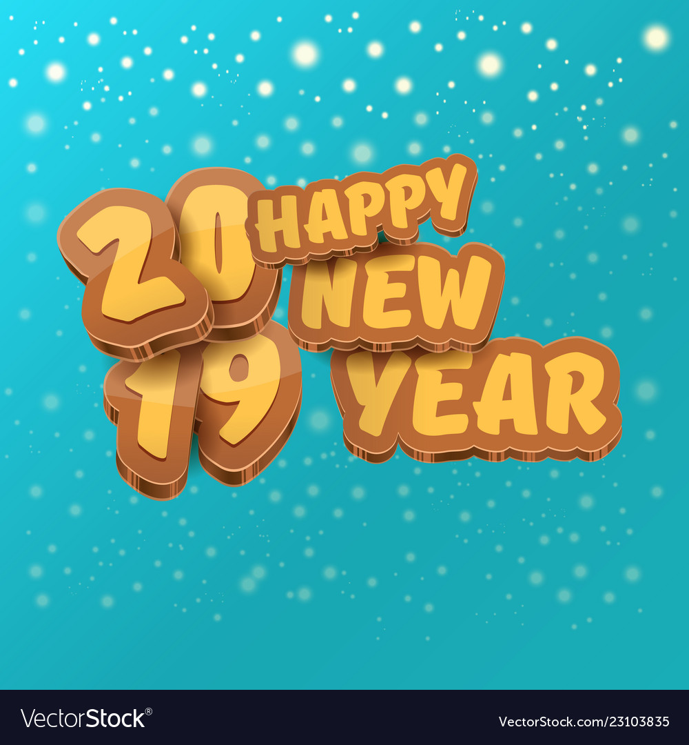 2019 happy new year creative design background