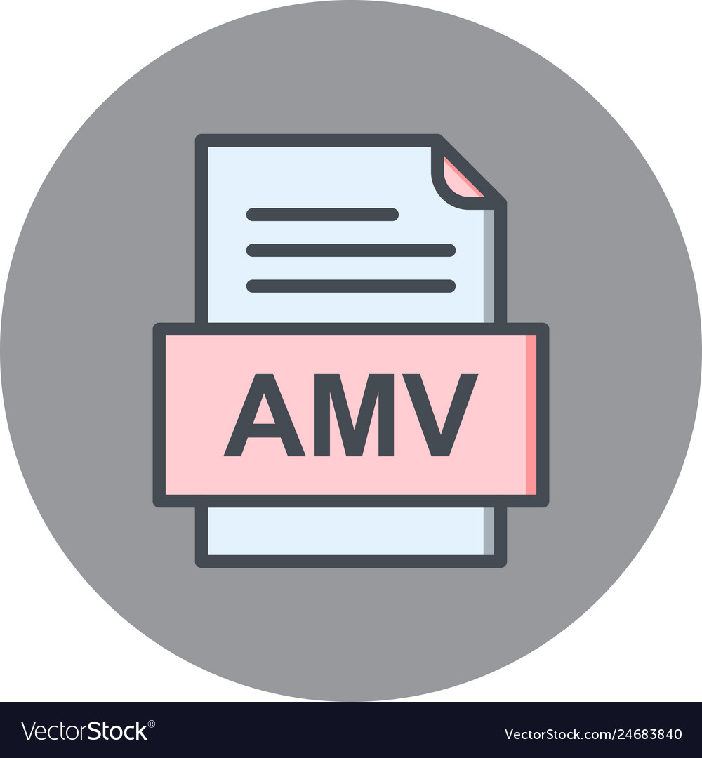 Amv file document icon