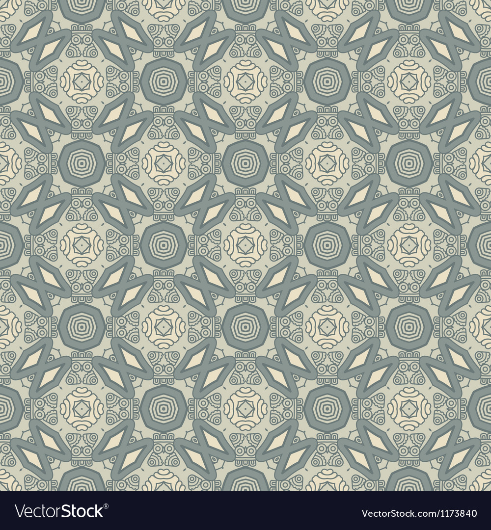 Seamless colorful retro pattern background Vector Image