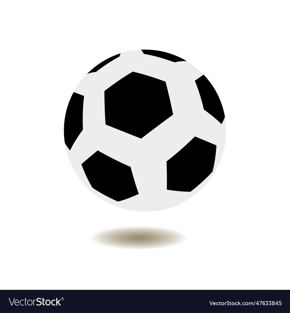 Fußball-Symbol flach