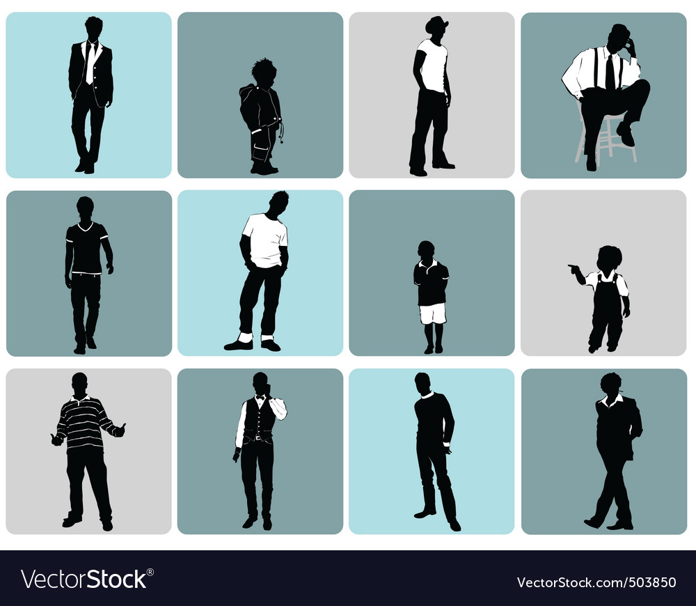 Fashion man Royalty Free Vector Image - VectorStock