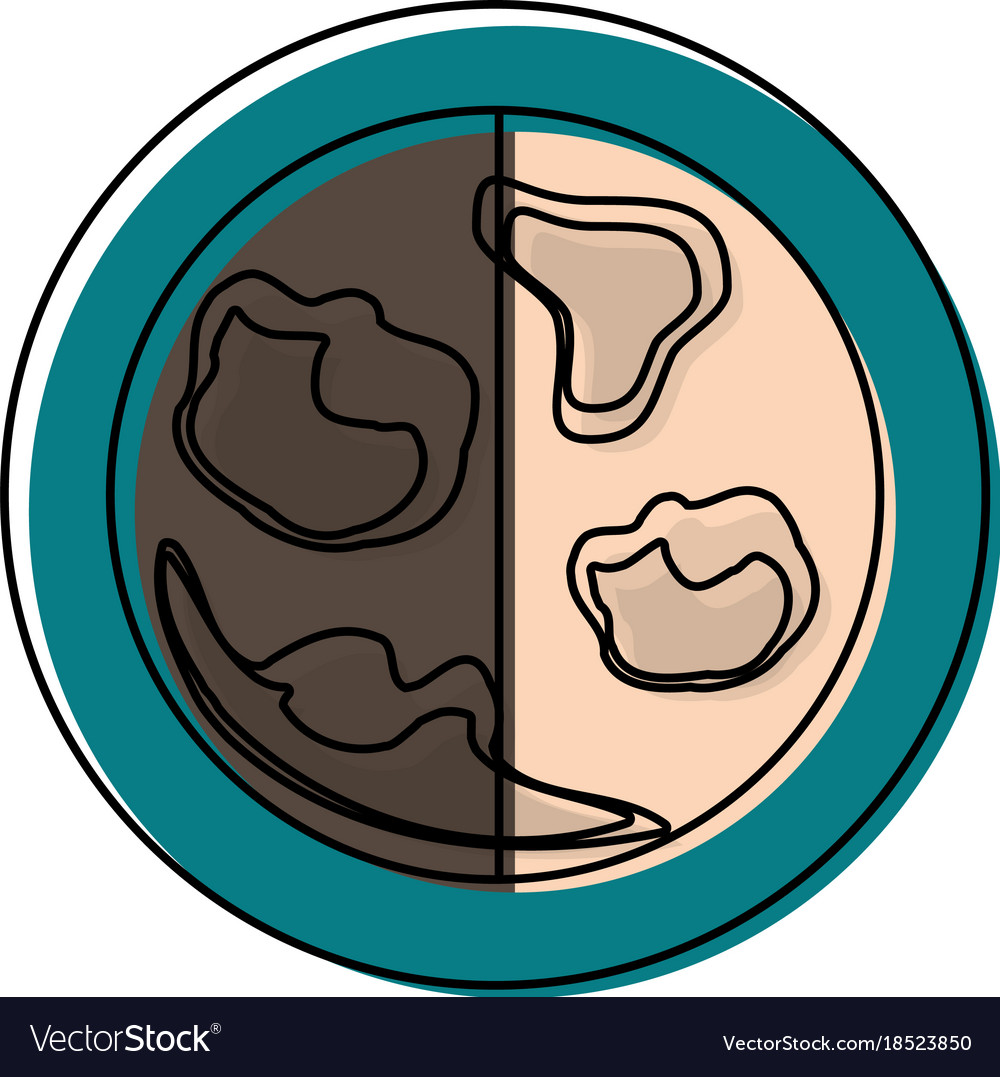 Moon Icon Image Royalty Free Vector Image - Vectorstock