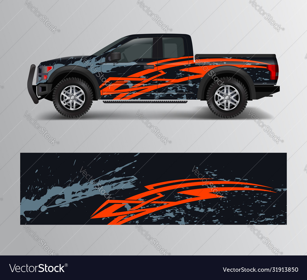 Racing background for vinyl wrap and decal