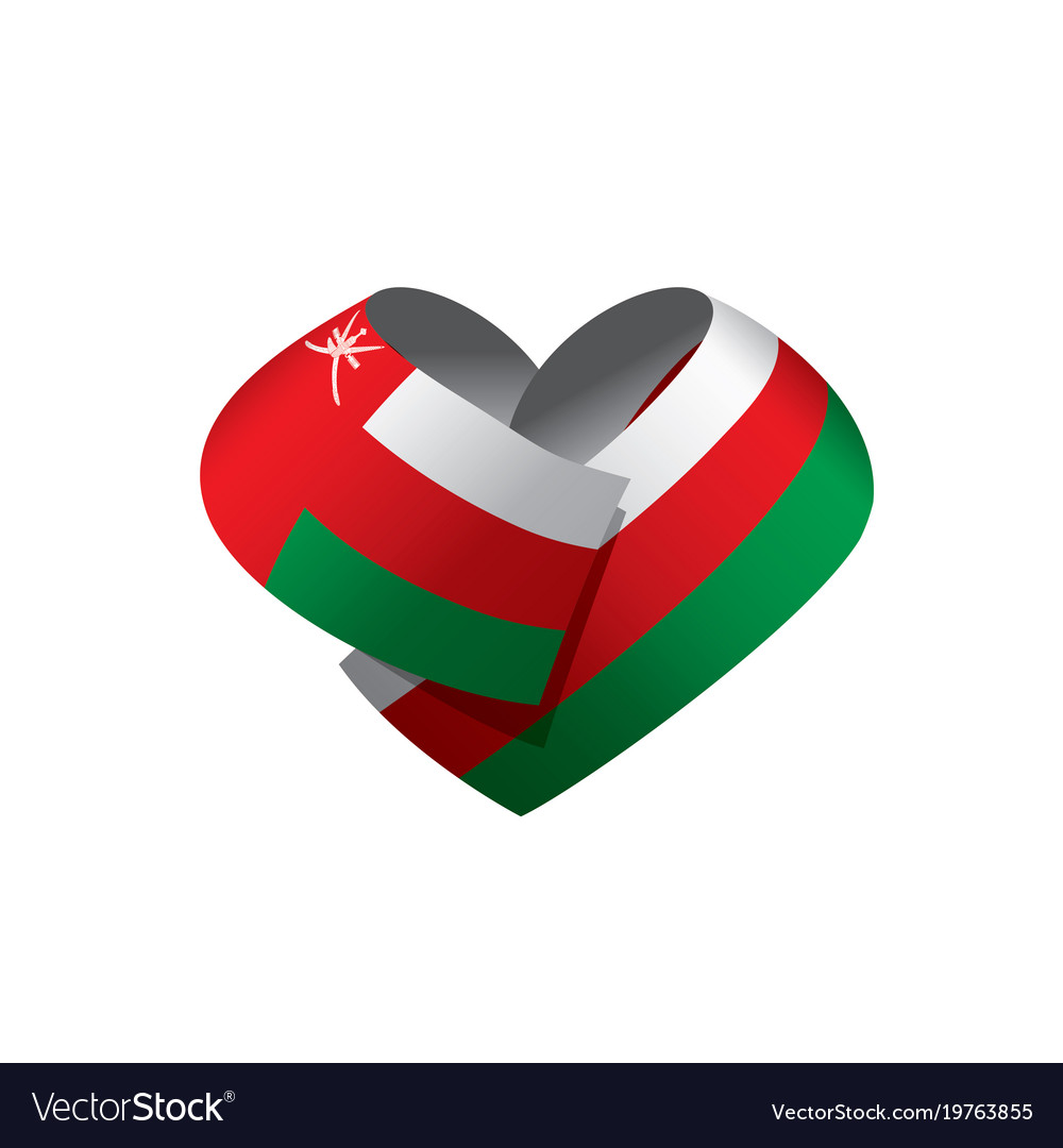 Oman flag Royalty Free Vector Image - VectorStock