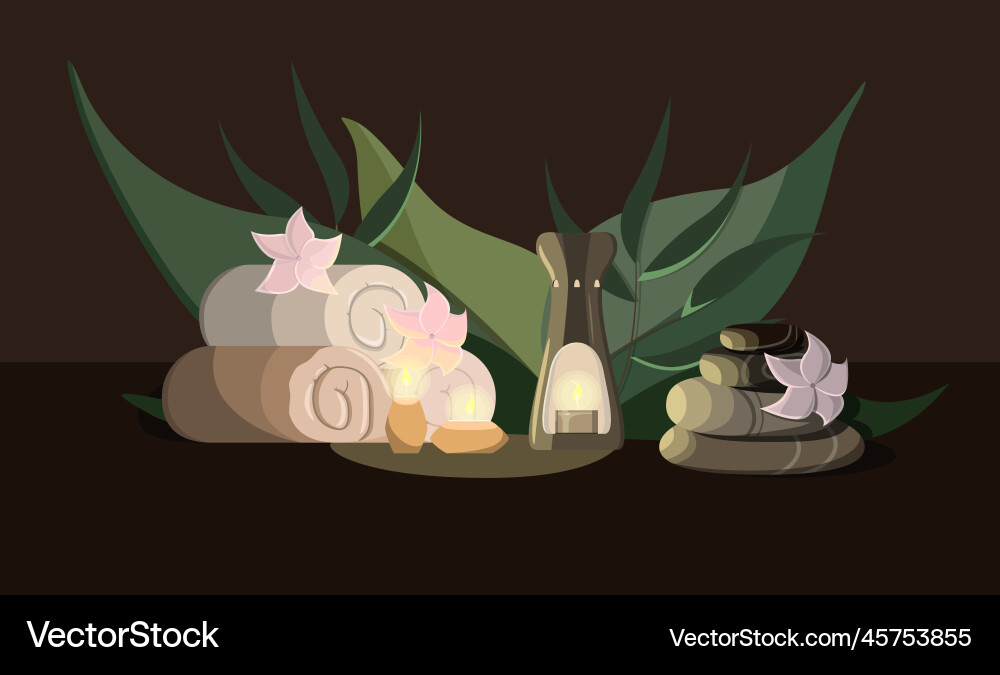 Spa kit Royalty Free Vector Image - VectorStock