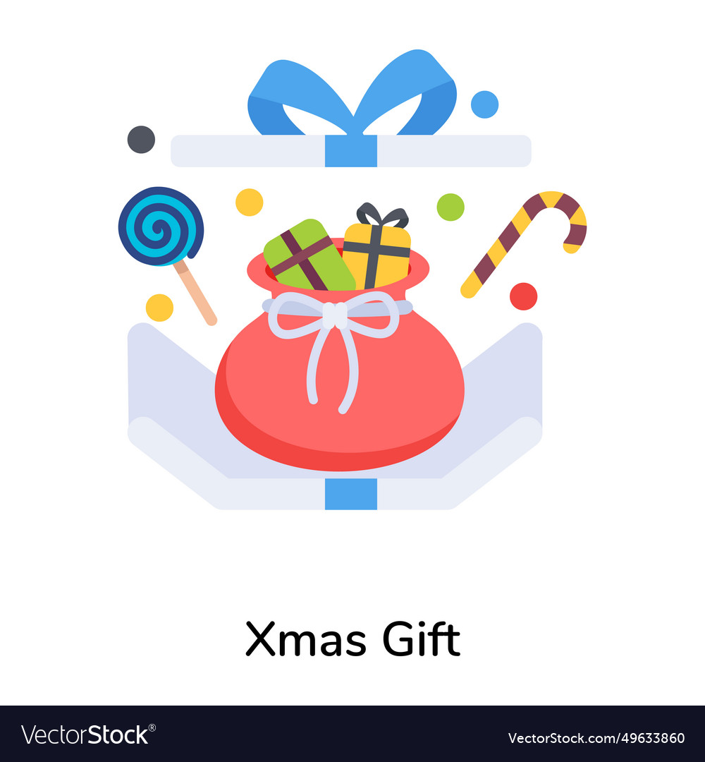 Xmas Gift Royalty Free Vector Image - Vectorstock