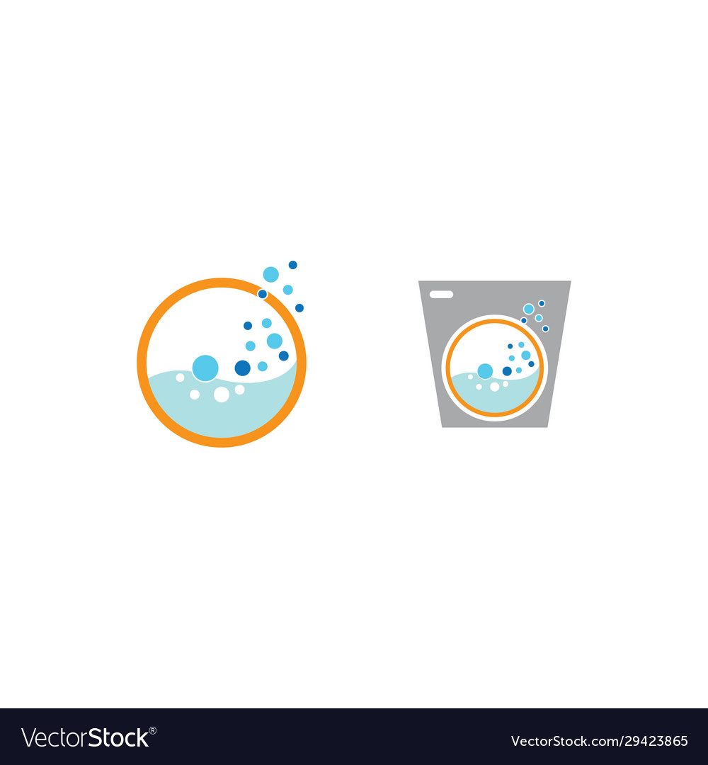 Laundry logo icon Royalty Free Vector Image - VectorStock