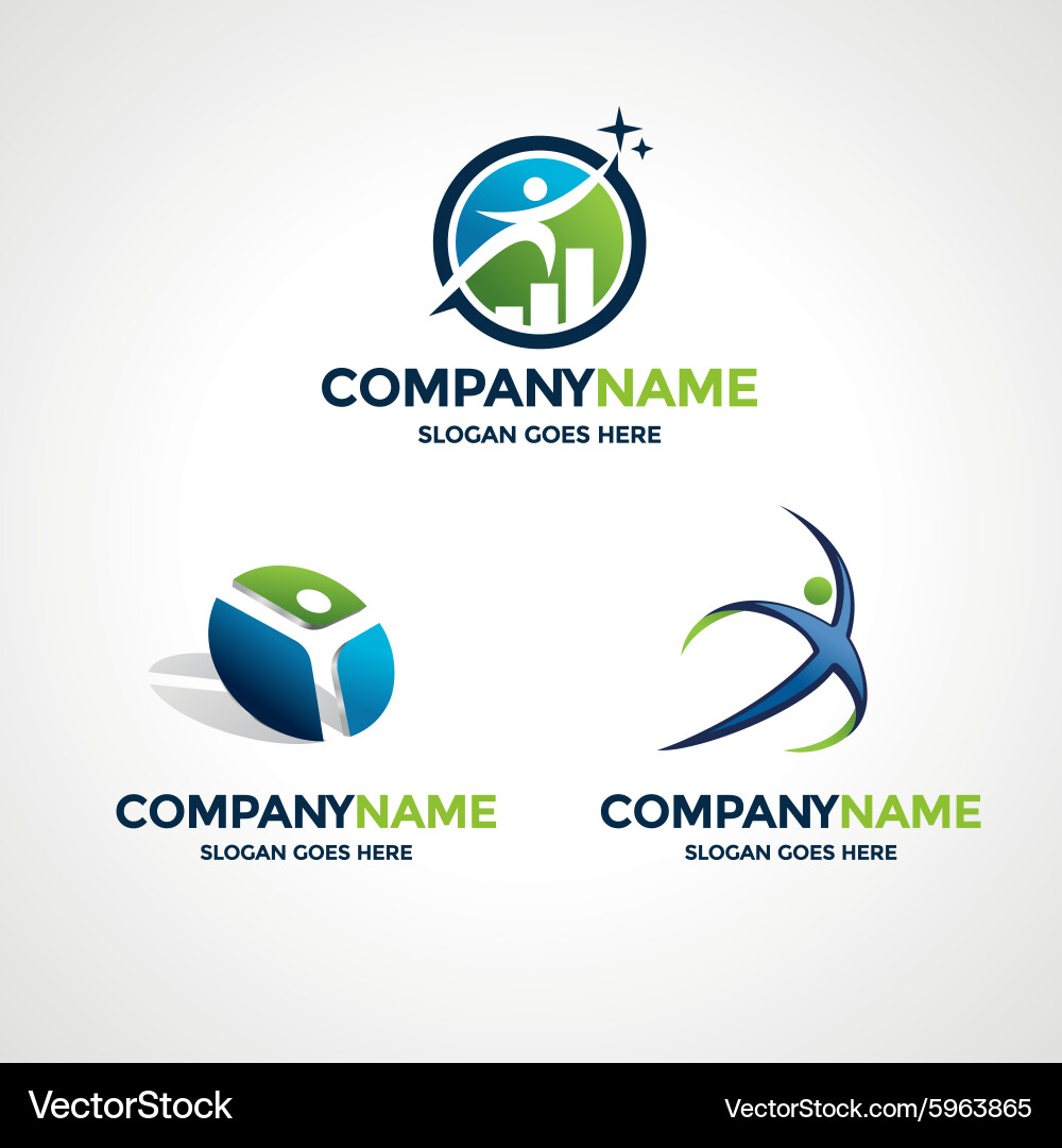 Logo design templates Royalty Free Vector Image