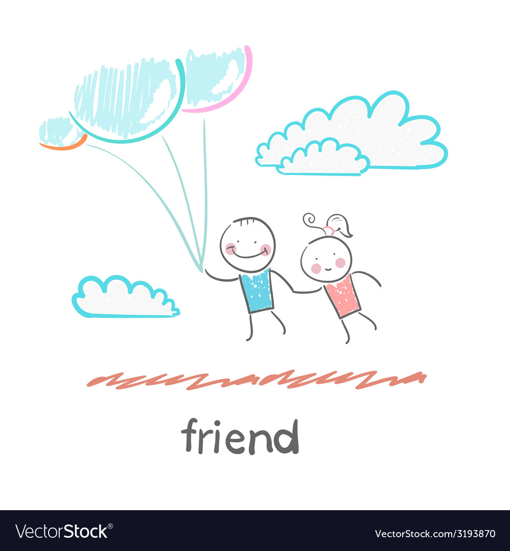 Friend Royalty Free Vector Image - VectorStock