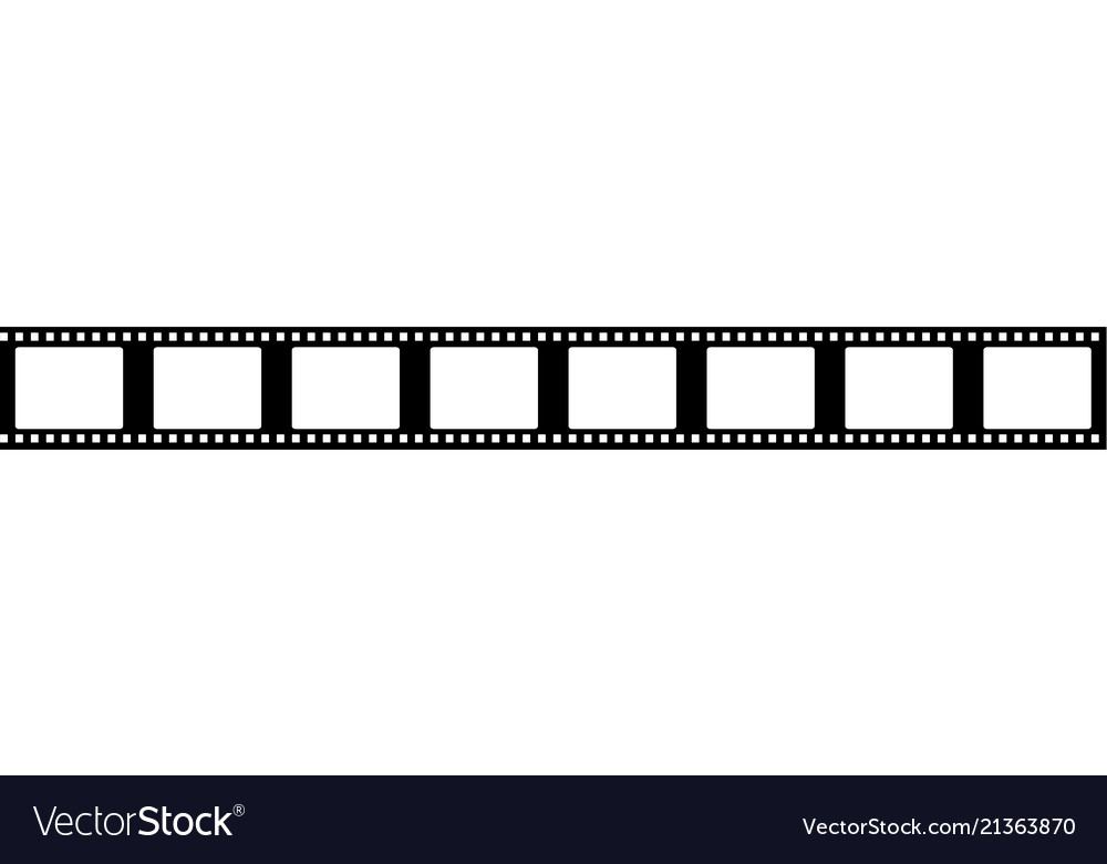 Film Strip Vector Photo Frame Tape Background. Film Reel Video