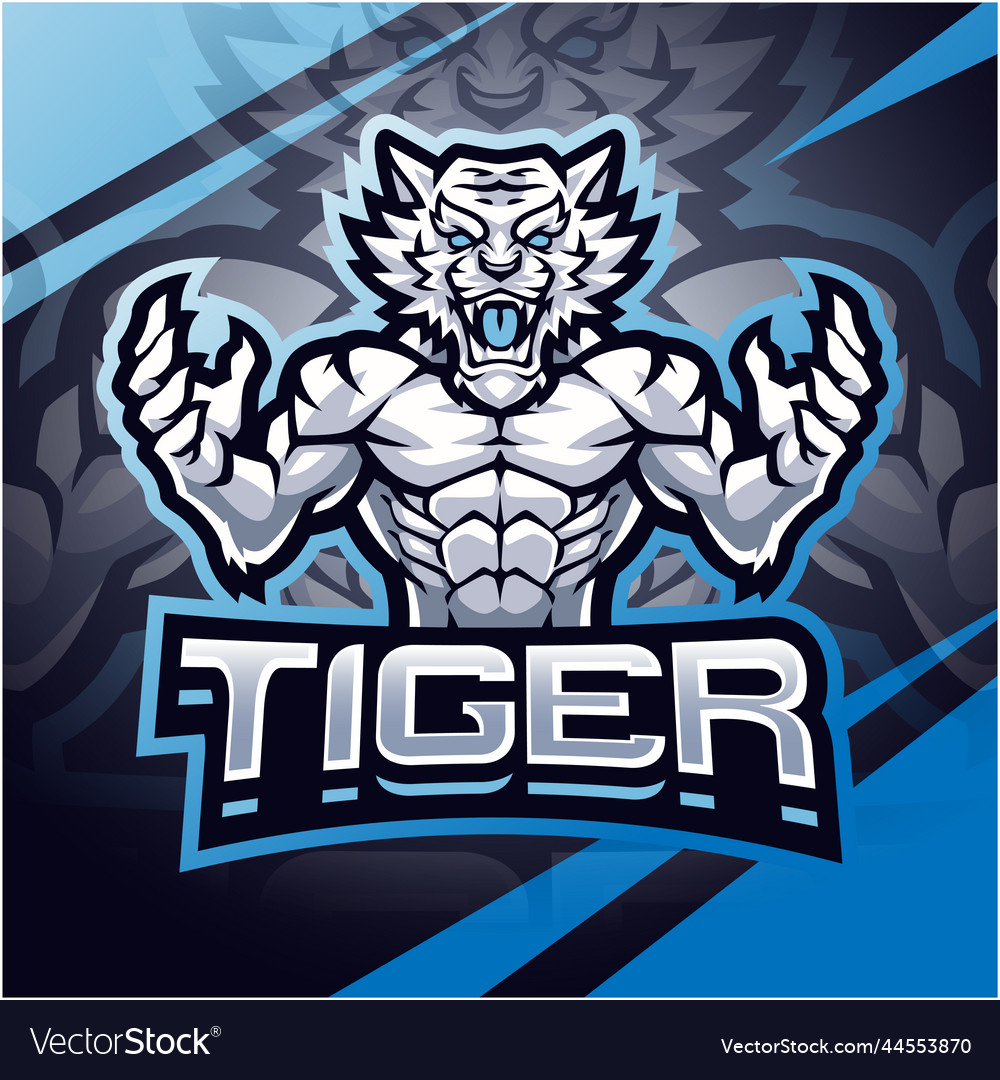 Tiger Mascot Logo Design Stock Illustration - Download Image Now