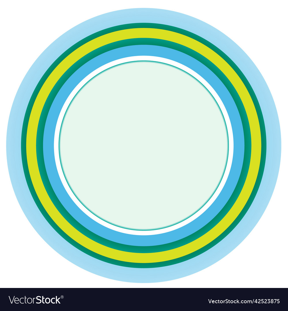 Colored paper circles stacked on top of each other