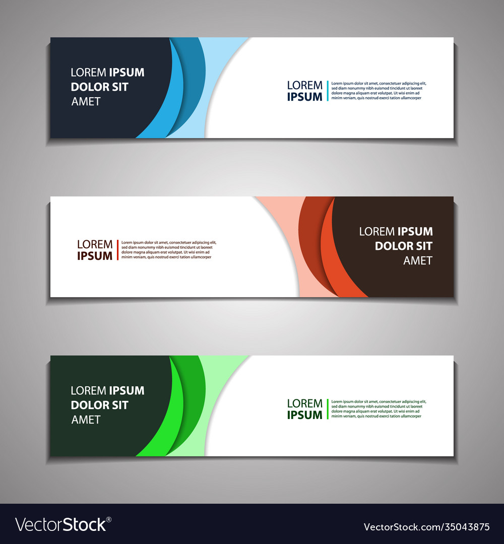 Label banner background modern business corporate Vector Image