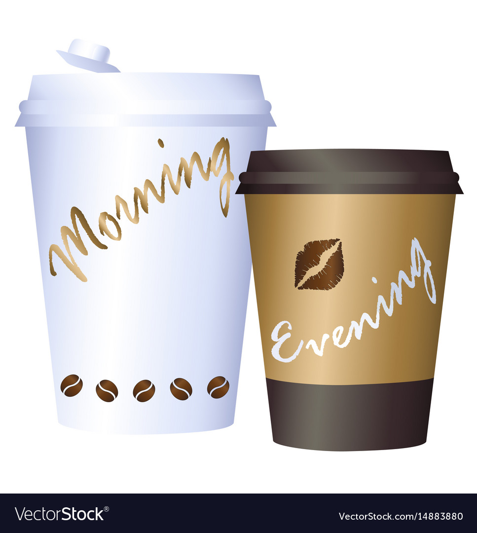 Coffee cup paper icon isolated Royalty Free Vector Image