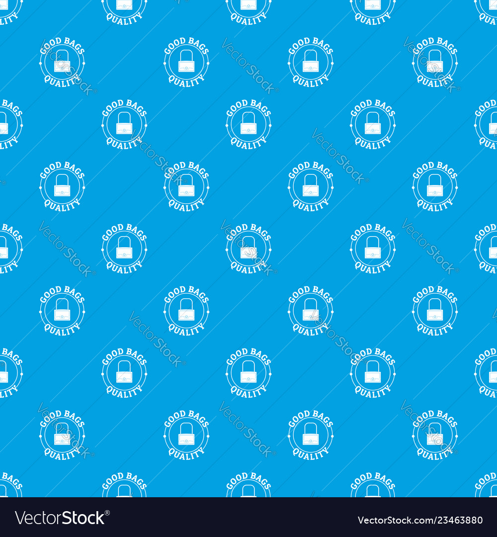 Quality Bags Pattern Seamless Blue Quality Bags Pattern Seamless Blue