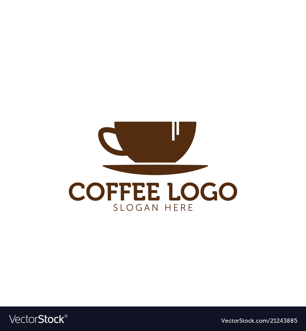 Coffee logo icon template Royalty Free Vector Image