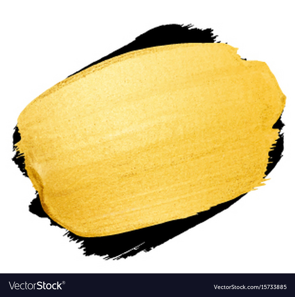 Golden brush stroke for you amazing design