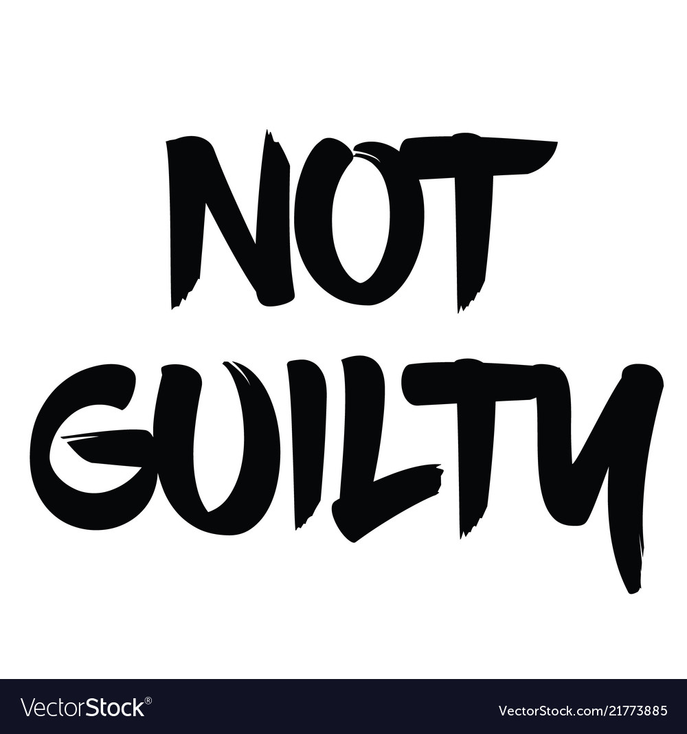 Not guilty rubber stamp