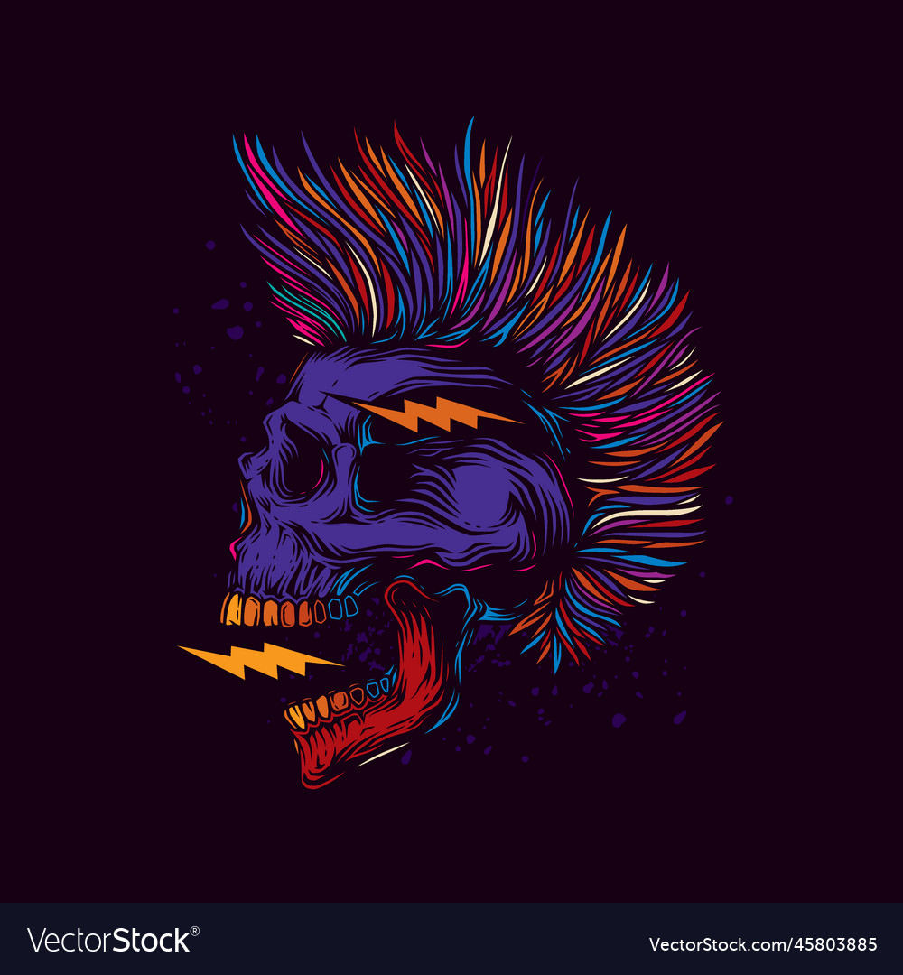 Punk rock Royalty Free Vector Image - VectorStock