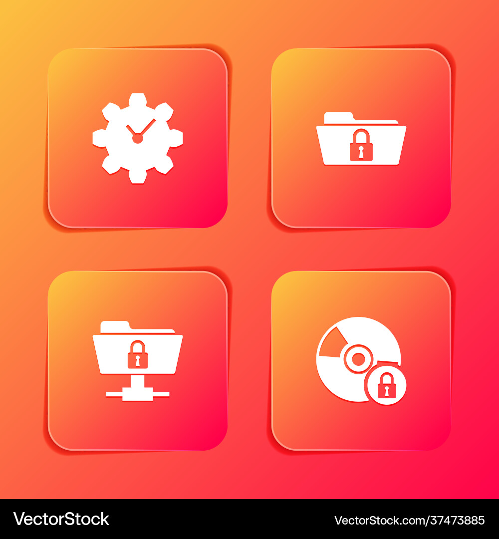 Set time management folder and lock ftp folder Vector Image