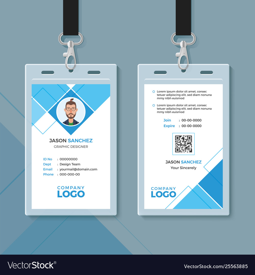 Simple Id Card Template` - Card Template