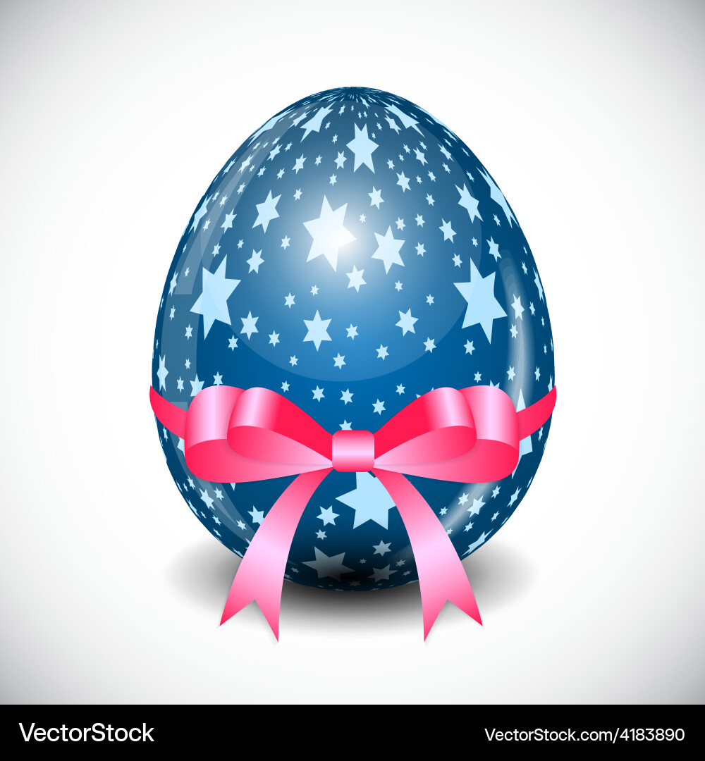 Beautiful easter egg background Royalty Free Vector Image