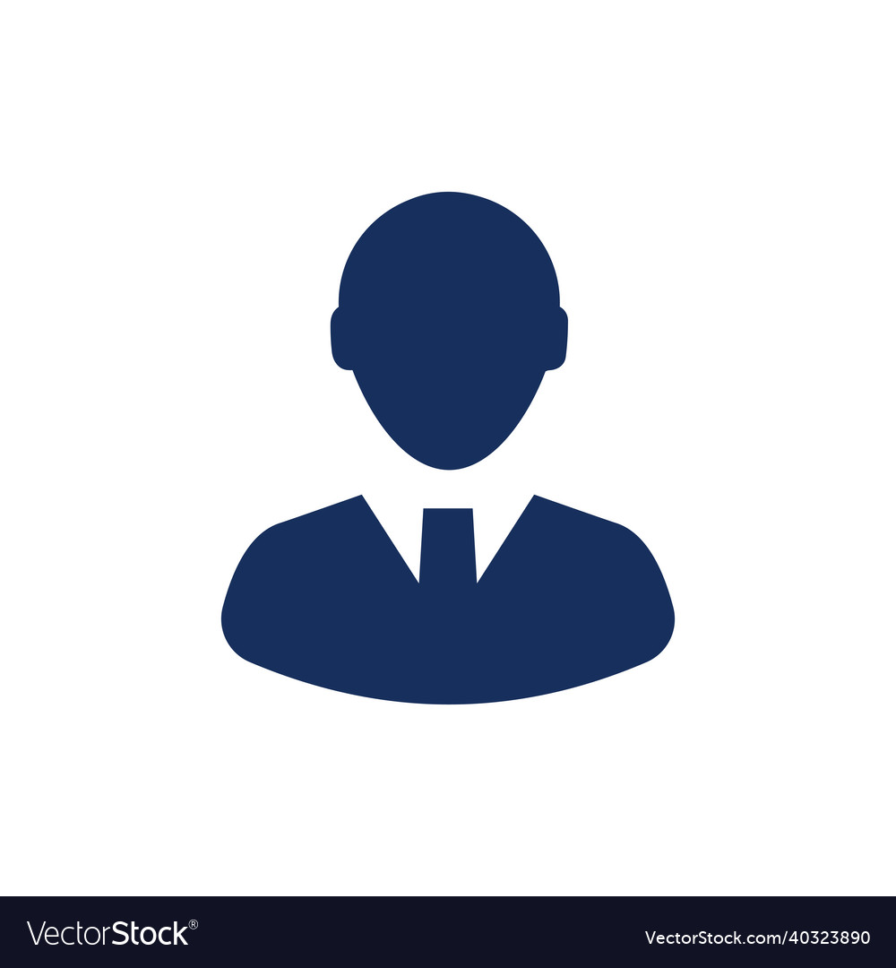 Business Man Icon Royalty Free Vector Image - Vectorstock