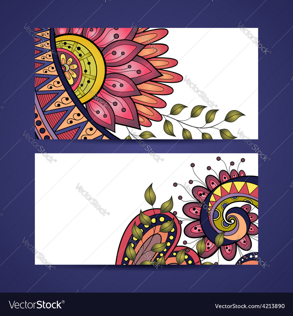 Floral document template