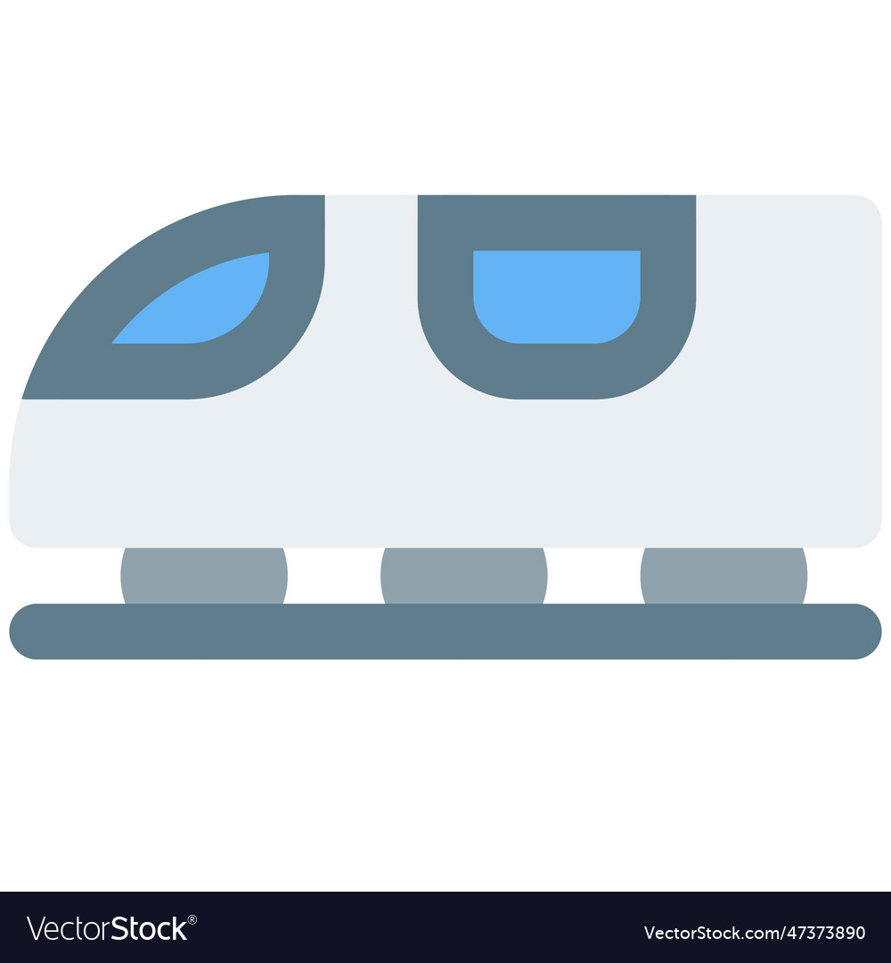 Intercity rail fast passenger train service Vector Image