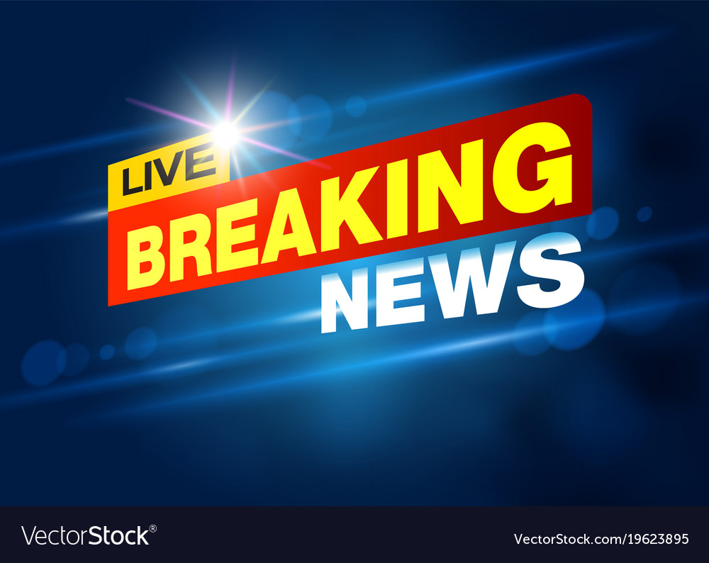 Breaking news 02 Royalty Free Vector Image - VectorStock