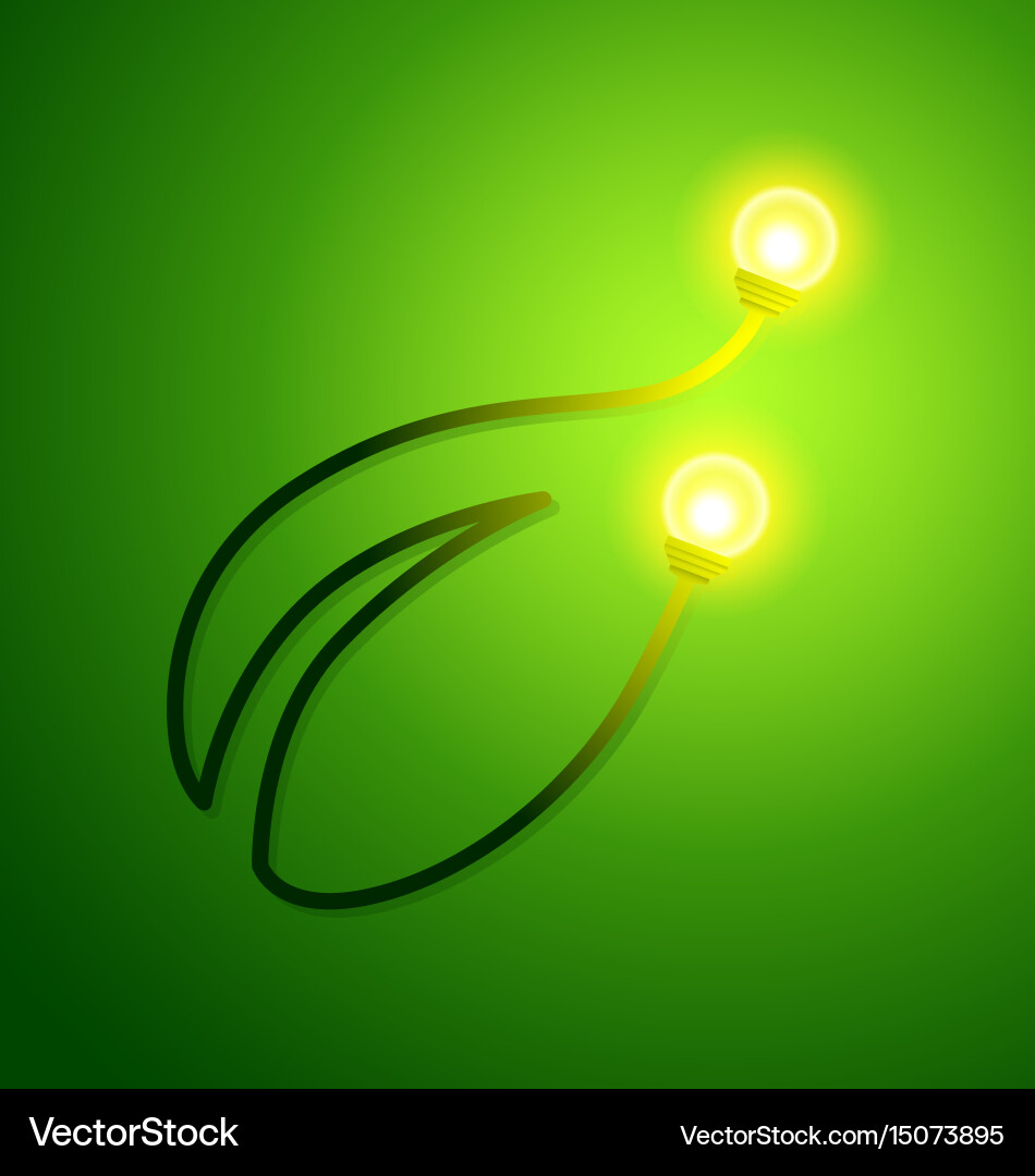 Eco friendly concept Royalty Free Vector Image