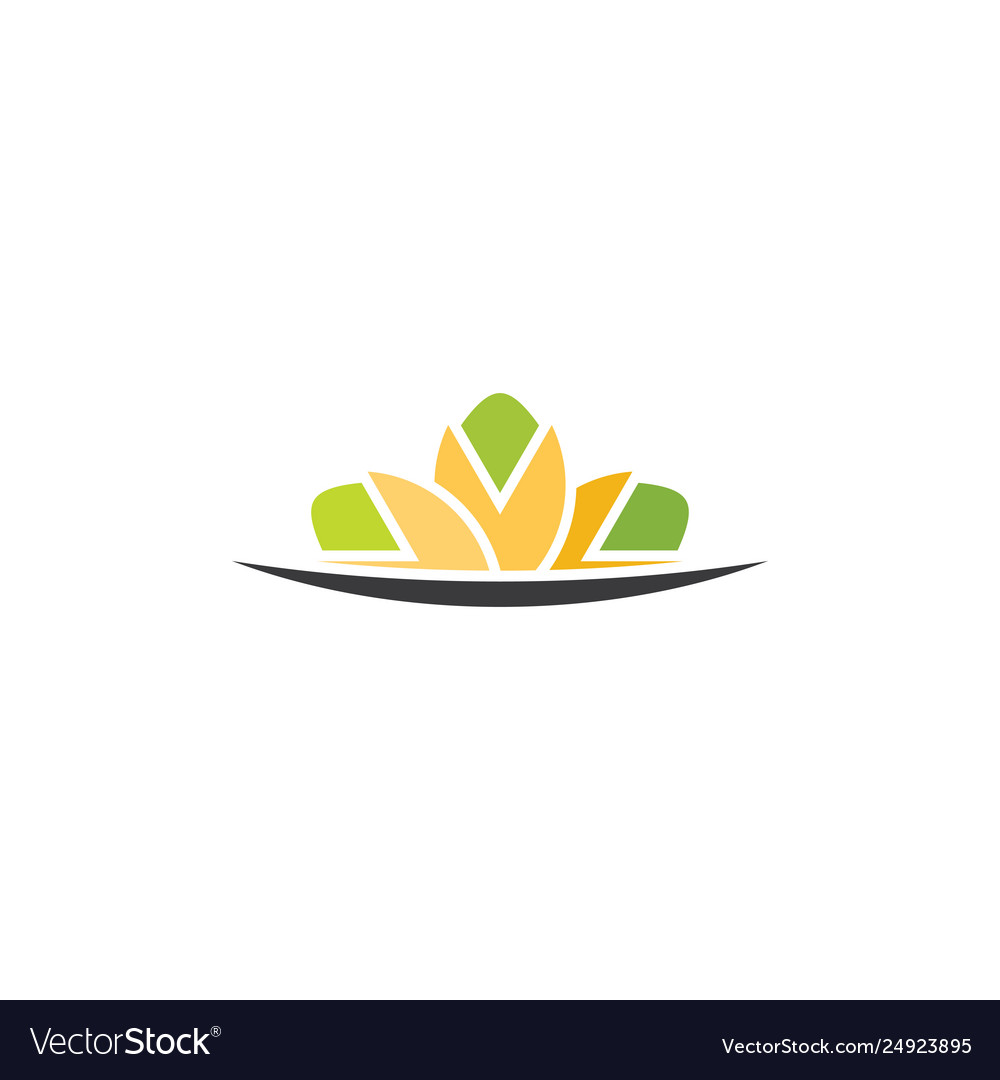 Pistachio logo icon symbol design element