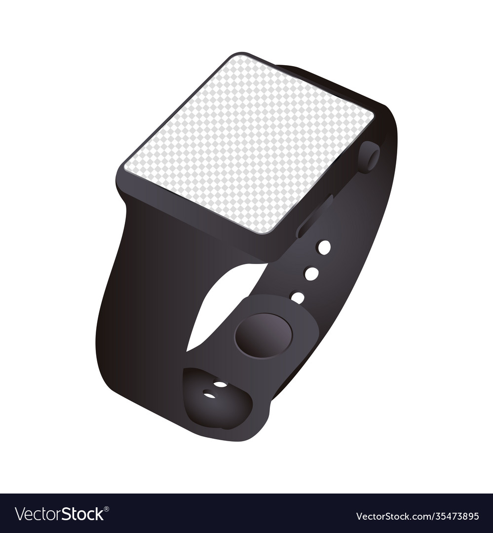 Smartwatch mockup device isolated icon