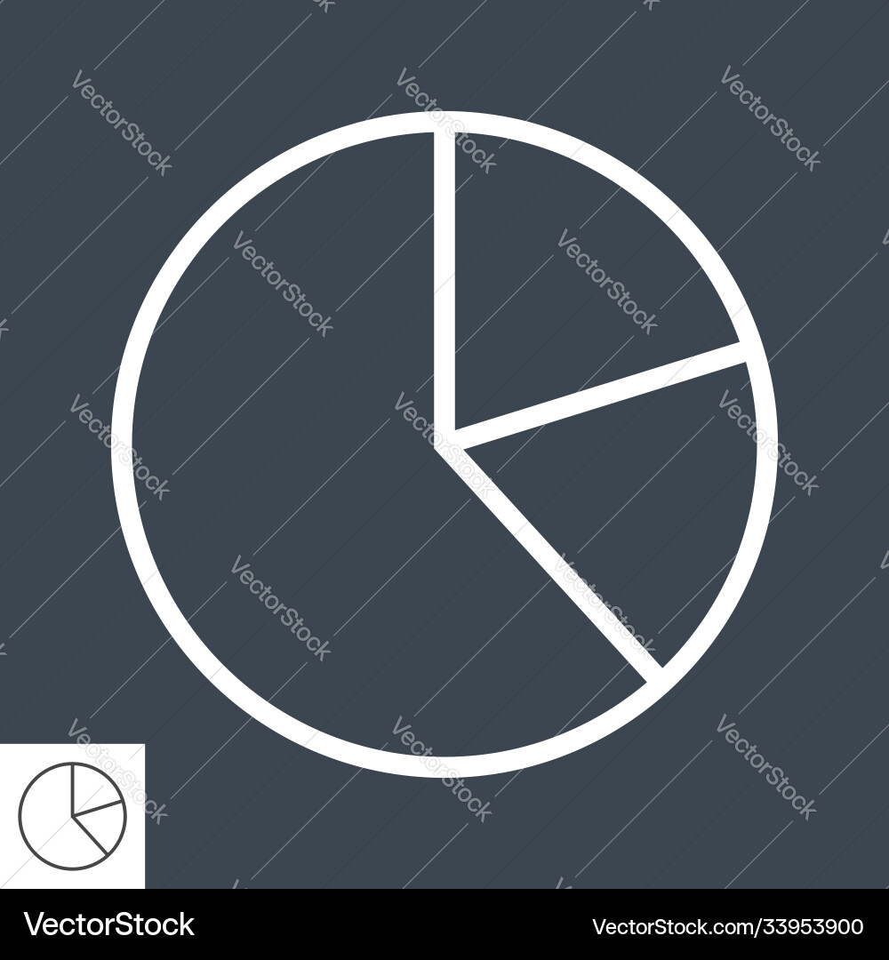Chart line icon Royalty Free Vector Image - VectorStock
